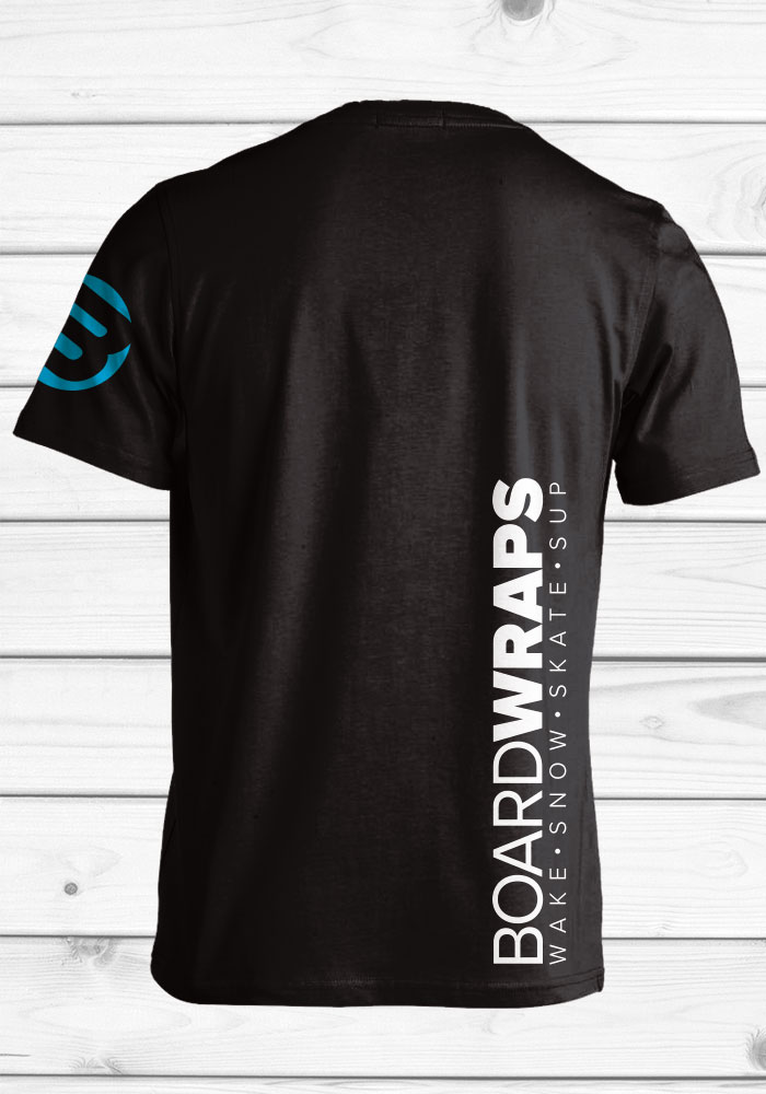 Black Boardwraps Crew Neck T-Shirt - Image 2