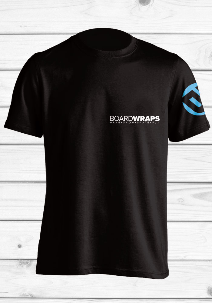 Black Boardwraps Crew Neck T-Shirt