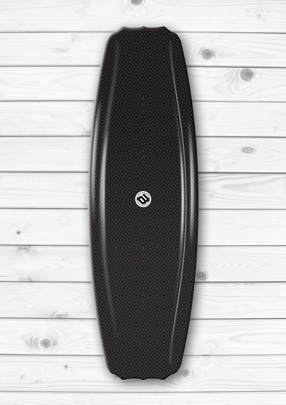 Charcoal Cube Wakeboard Wrap