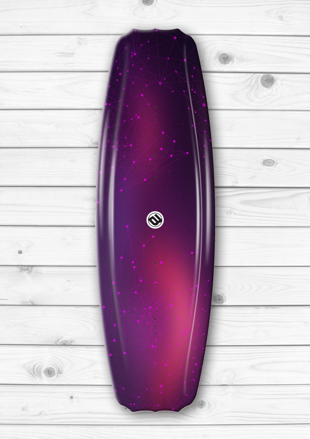 Pink Abstract Wakeboard Wrap
