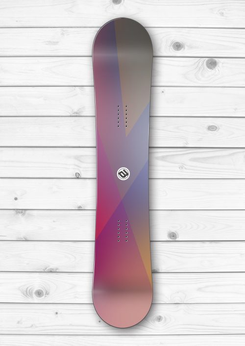 Sunset Abstract Snowboard Wrap