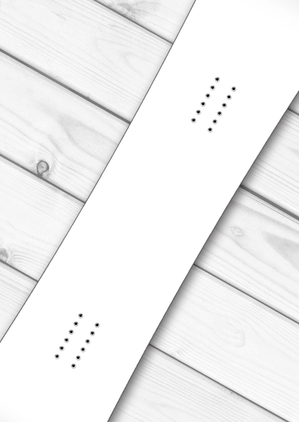 White Snowboard Wrap - Image 2